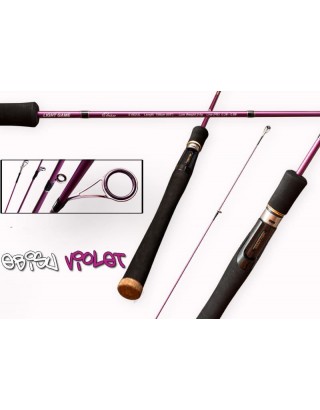 Fishing rod Ebisu II Violet SV 662 UL Light game new style (0,6-5g 198cm 6’6”87g)